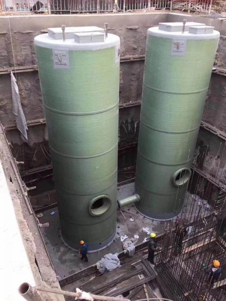 嘉义县重庆OPPO智能生态科技园安装一体化污水提升泵